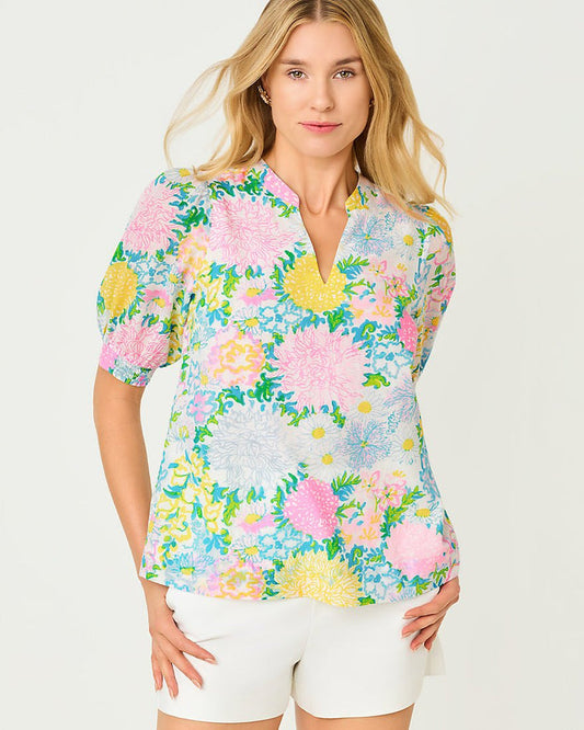 Lilly Pulitzer - Brinelle Top - Multi Lilly Garden