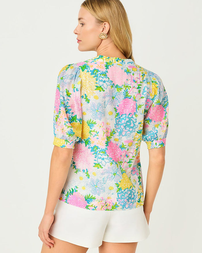 Lilly Pulitzer - Brinelle Top - Multi Lilly Garden