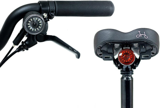 Brompton Be Seen Light set - Front and rear