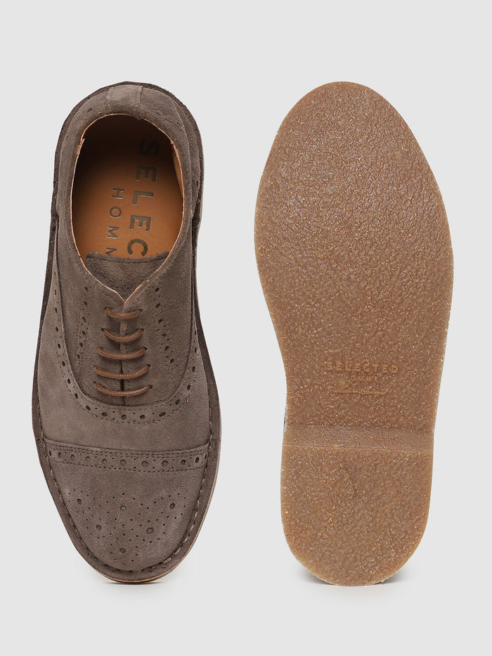 Brown Suede Brogues