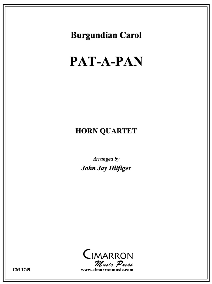 Burgundian Carol - Pat-A-Pan - Horn Quartet