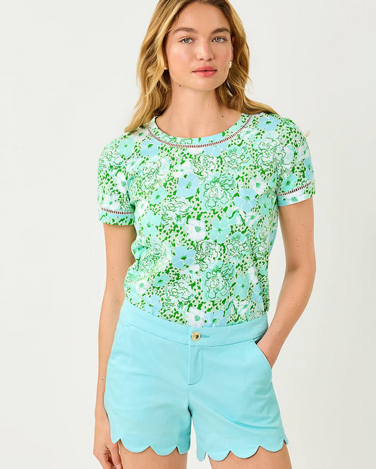 Lilly Pulitzer - Buttercup Stretch Short - Day Dream Blue