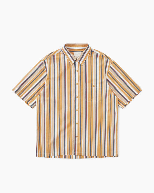 Cabana Stripe S/S Shirt Orange
