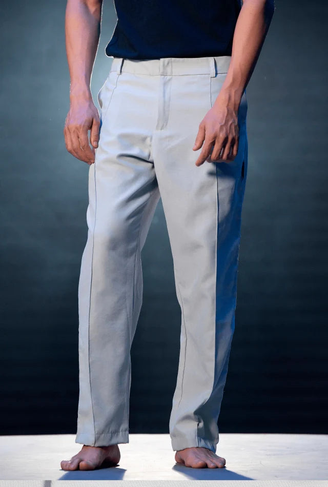 Calça Tailored Prata