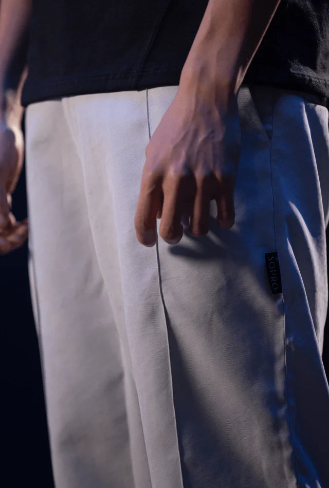 Calça Tailored Prata