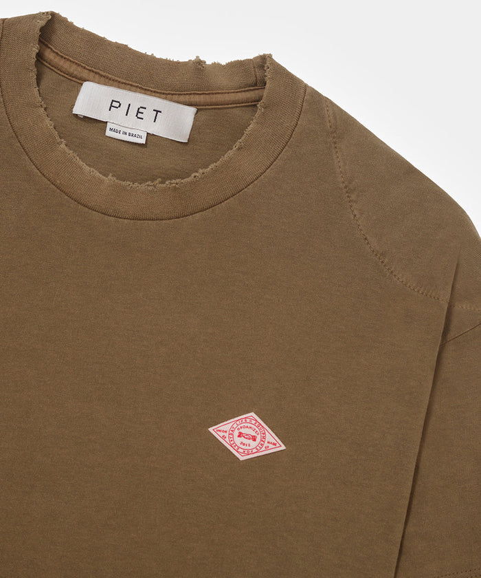 Camiseta Manga Longa Double Sleeve - Khaki