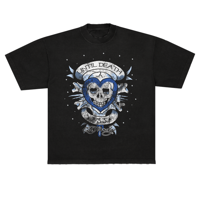 Camiseta "Until Death" Ed Hardy x Matuê