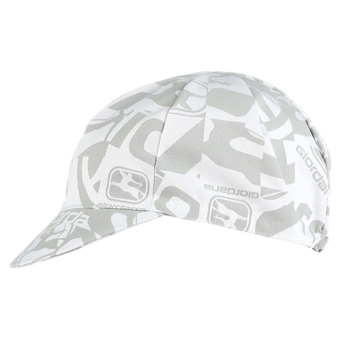Camo Cotton Cap by Giordana Cycling, GREY, Made in Italy