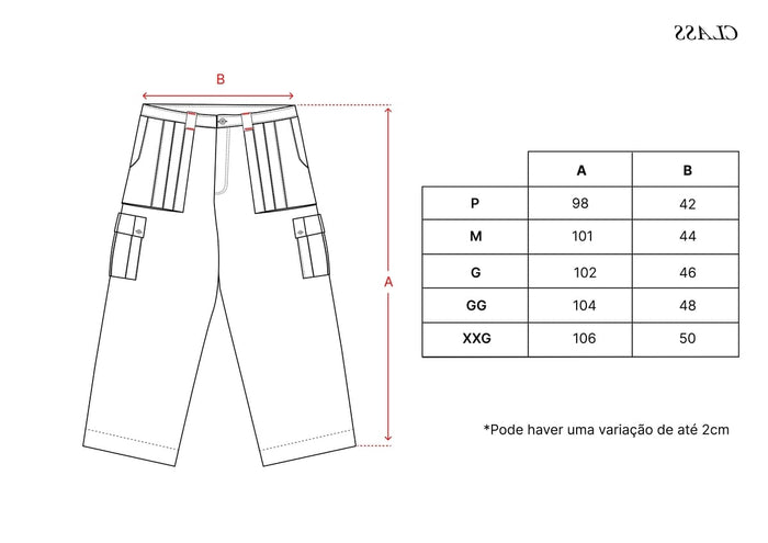 CARGO PANTS CLASS "ROCHA" GREY