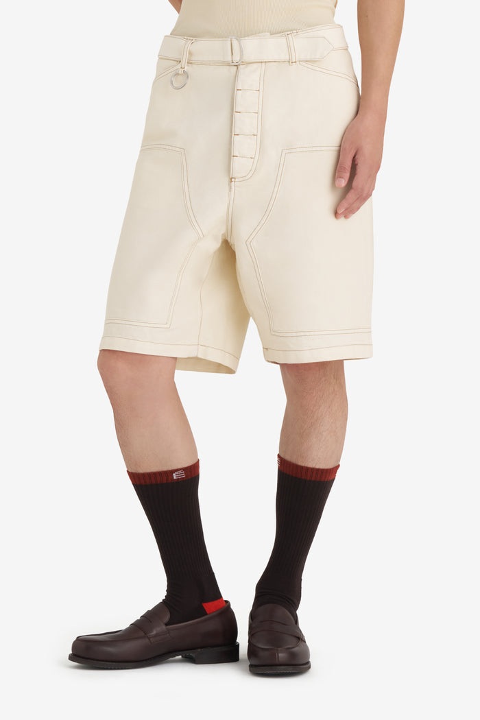 CARPENTER SHORTS 42 / OFF WHITE