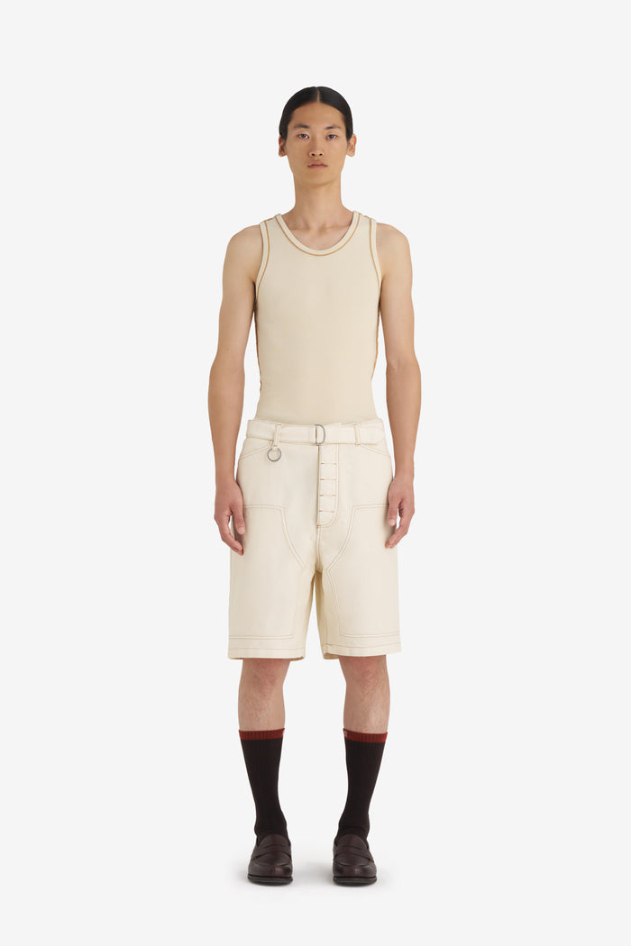 CARPENTER SHORTS 42 / OFF WHITE