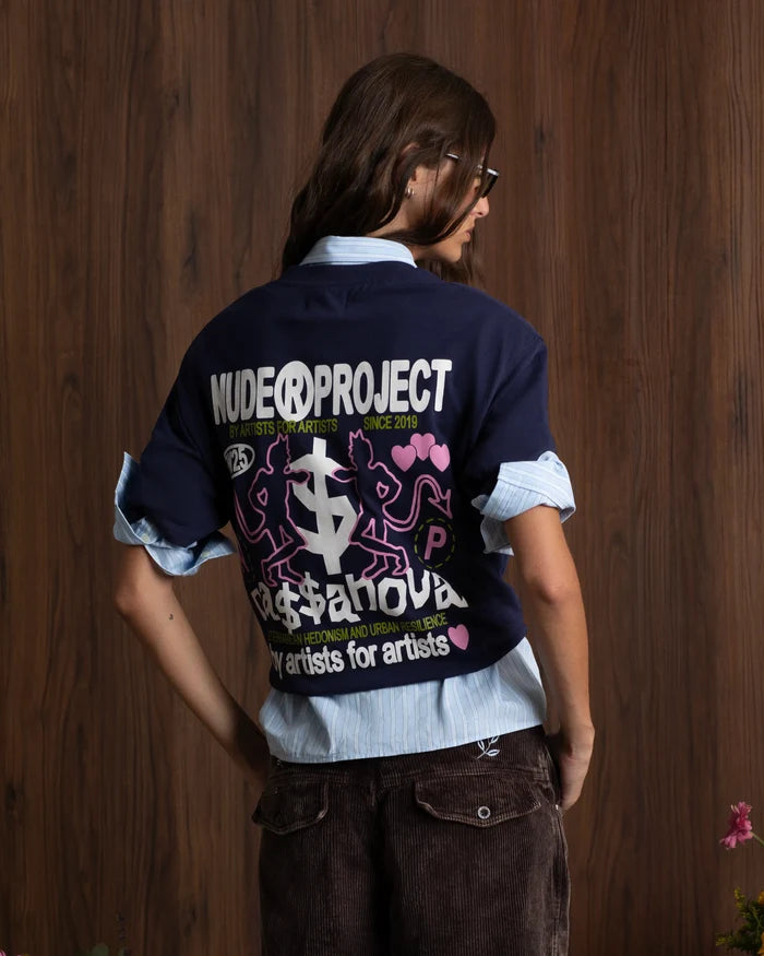 Cassanova Tee Navy