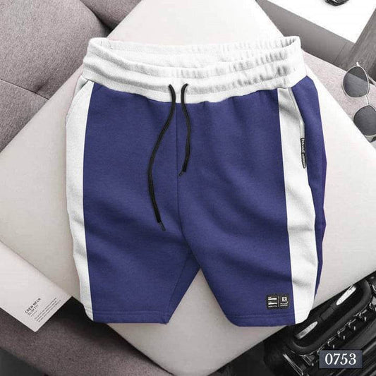 Casual Shorts With Blue Stripe - Dubai Offers Today