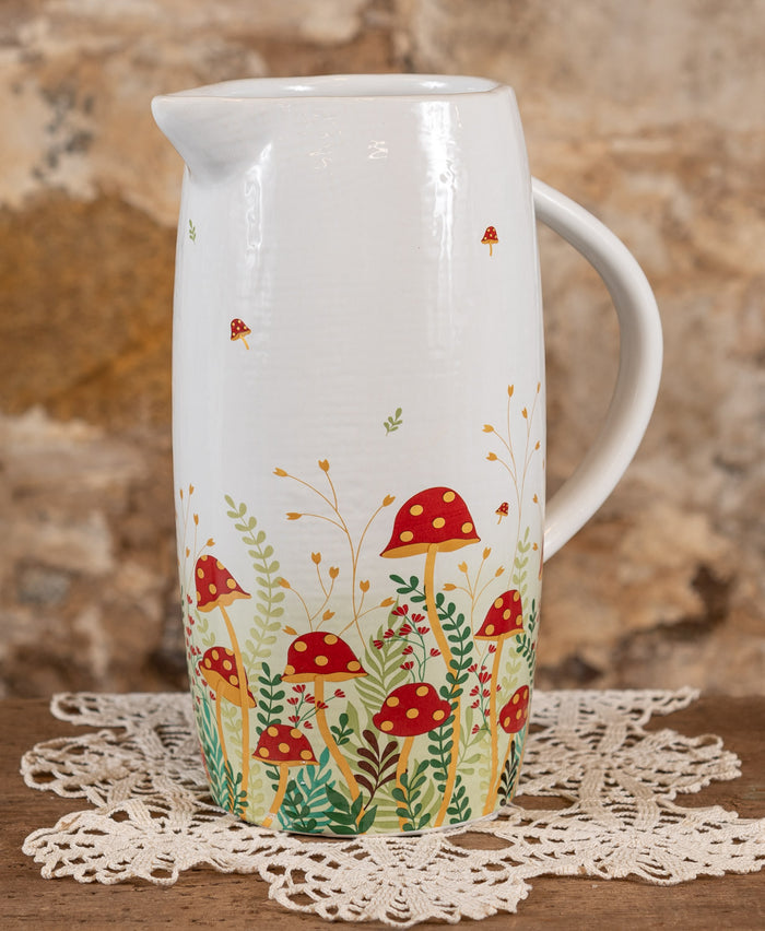 Ceramic Mushroom Pitcher