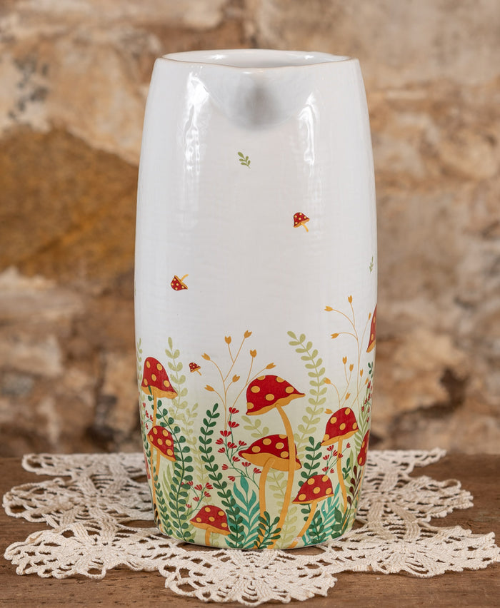 Ceramic Mushroom Pitcher