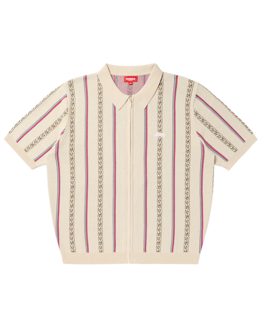 Chain Polo Sweater