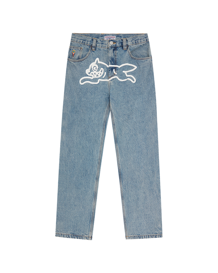 Check Lined Denim Pant