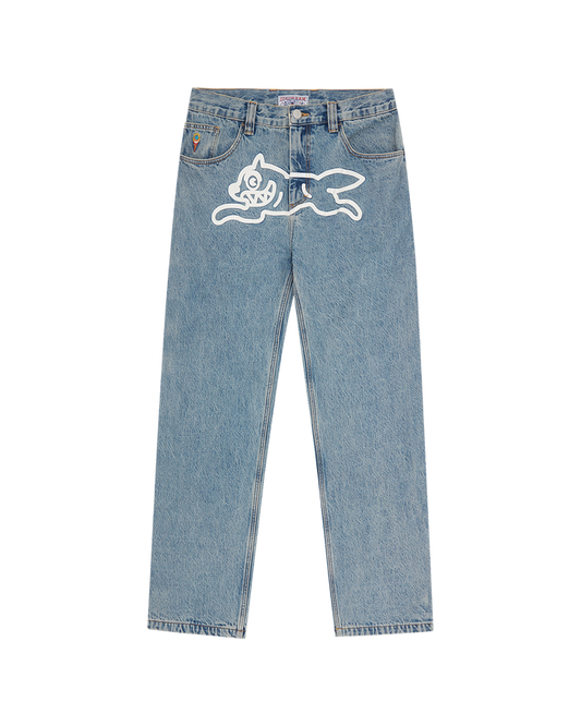 Check Lined Denim Pant