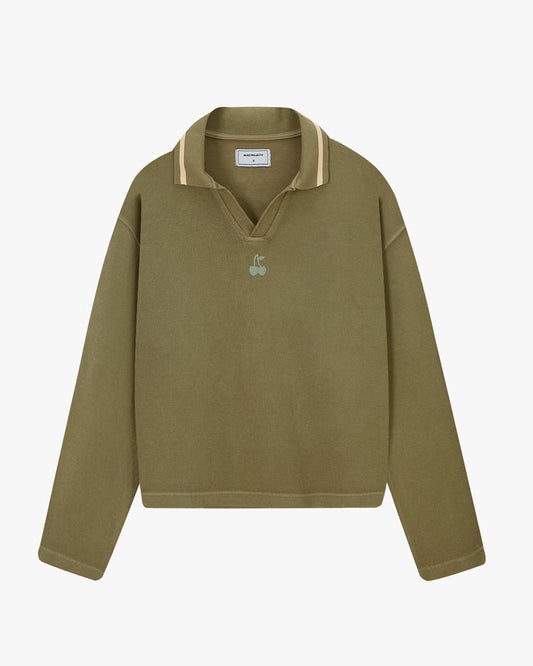 Cherry Beast Polo Green