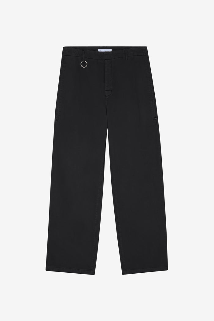 CHINO ZIP PANTS 42 / BLACK