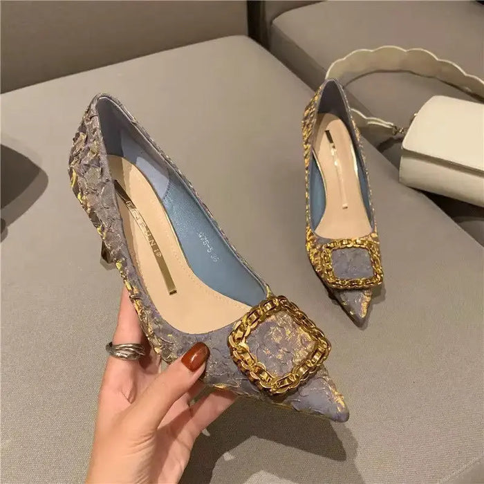 Cinderella Pointed High Heels fashionnsio