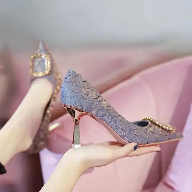 Cinderella Pointed High Heels fashionnsio