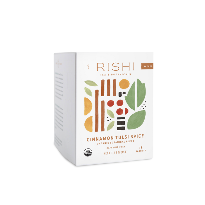 Cinnamon Tulsi Spice Organic Herbal Tea Sachets