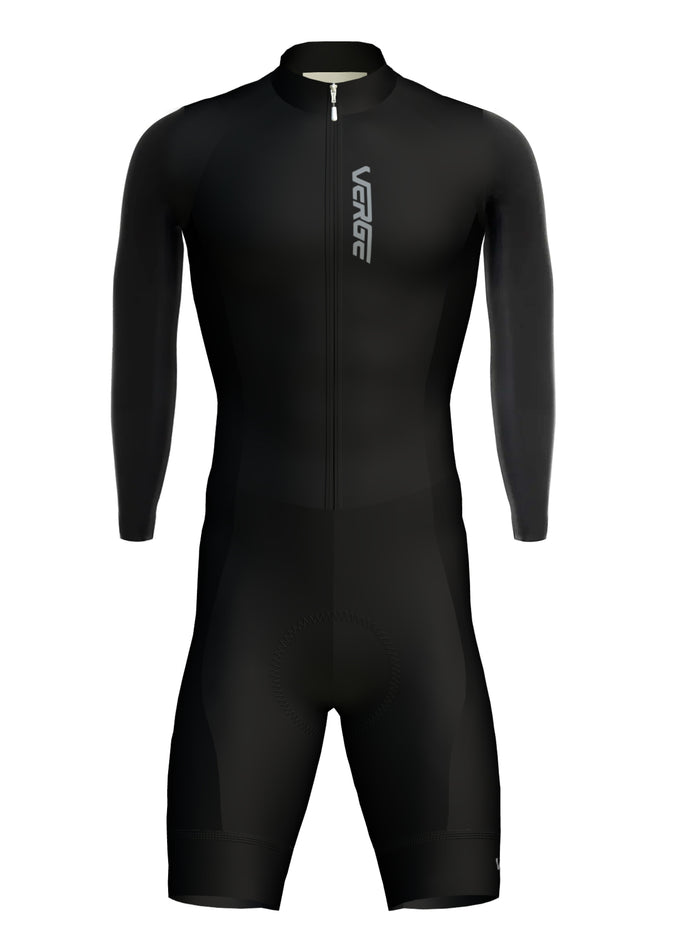 CLASSIC LONG SLEEVE SPEEDSUIT - MEN - BLACK