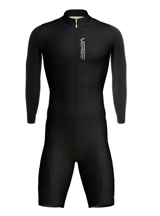 CLASSIC LONG SLEEVE SPEEDSUIT - MEN - BLACK