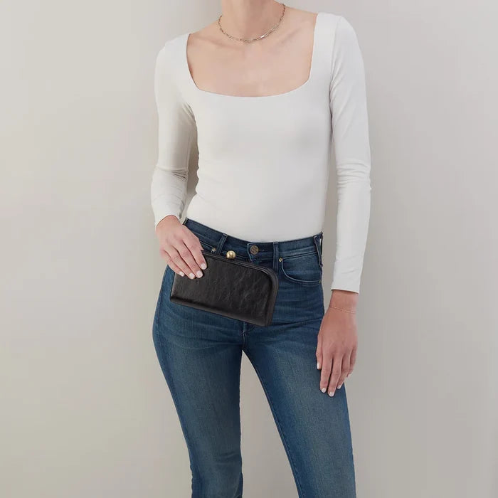Hobo - Lauren Minaudiere - Metallic Leather - Frosted Plum - Findlay Rowe Designs