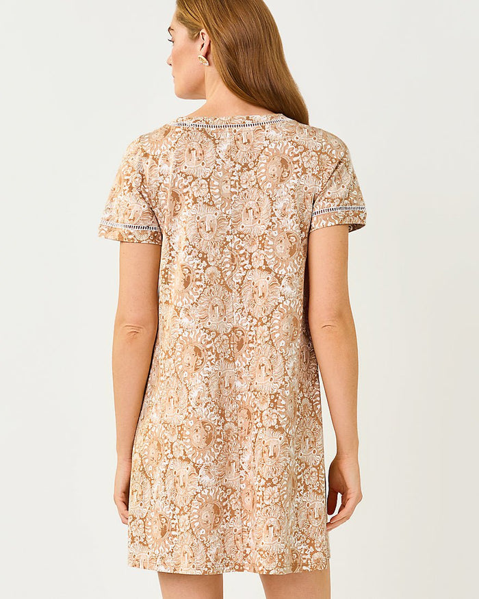 Lilly Pulitzer - Cody Short Sleeve Dress - Iced Latte Jims Stuff