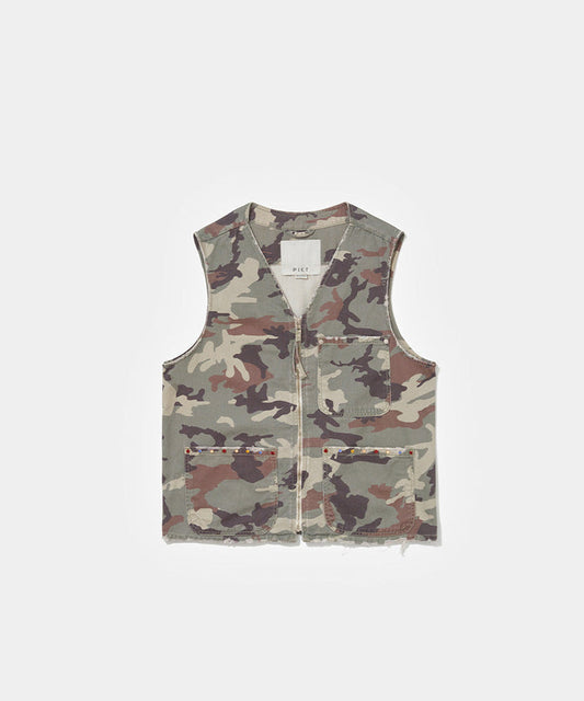 Colete PIET Camo Swarovski Crystals