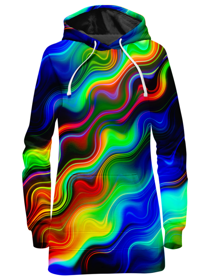 Color Wave Hoodie Dress Noctum X Truth Epic Hoodie
