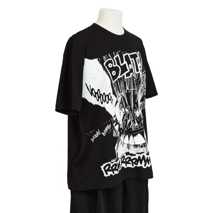 Comme Des Garçons SHIRT x Christian Marclay Print A Oversized T-Shirt - Black