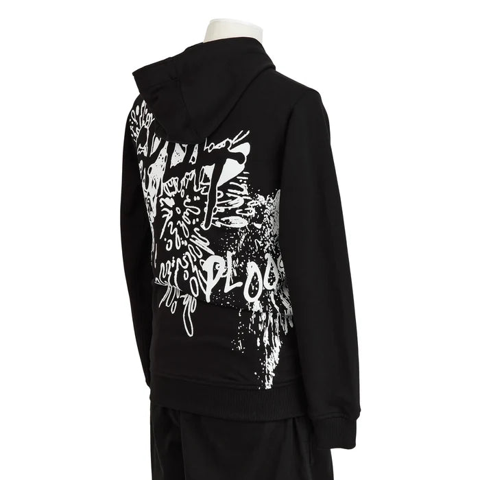 Comme Des Garçons SHIRT x Christian Marclay Print C Hooded Sweatshirt - Black