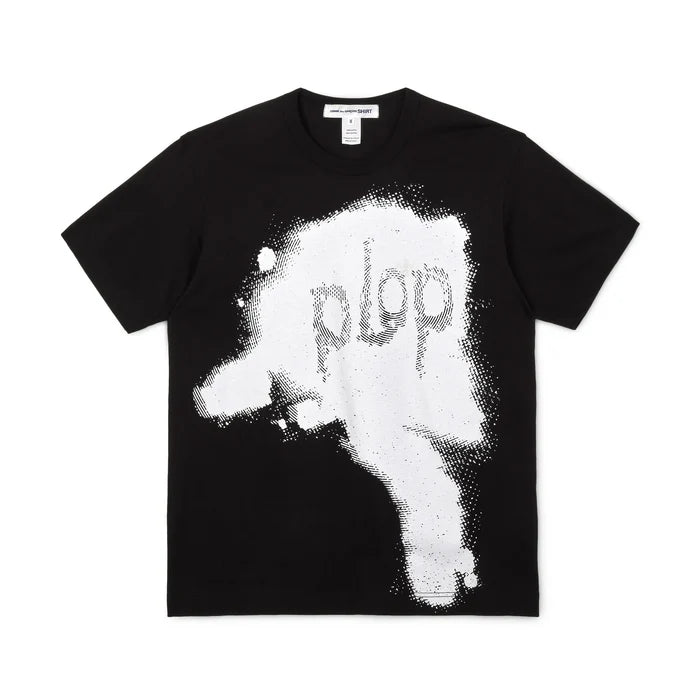 Comme Des Garçons SHIRT x Christian Marclay Print E T-Shirt - Black