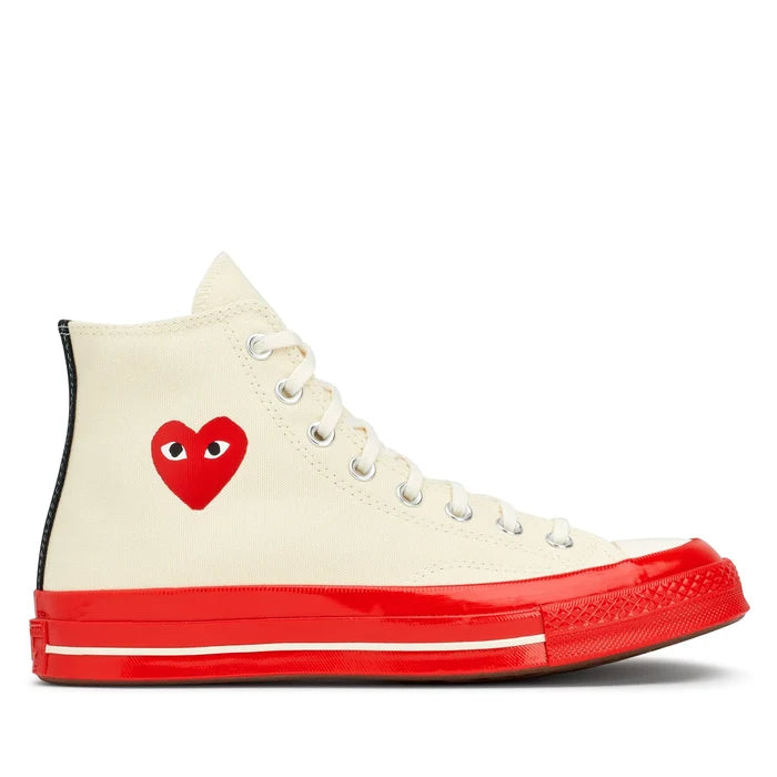 CONVERSE X COMME DES GARCONS PLAY Red Sole High Top AZ-K124-001-2