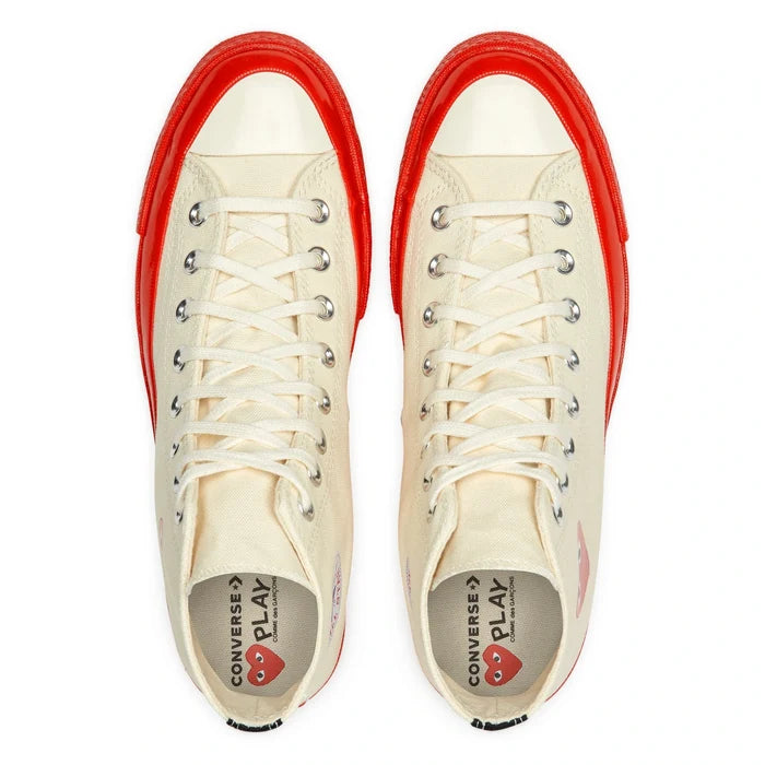 CONVERSE X COMME DES GARCONS PLAY Red Sole High Top AZ-K124-001-2