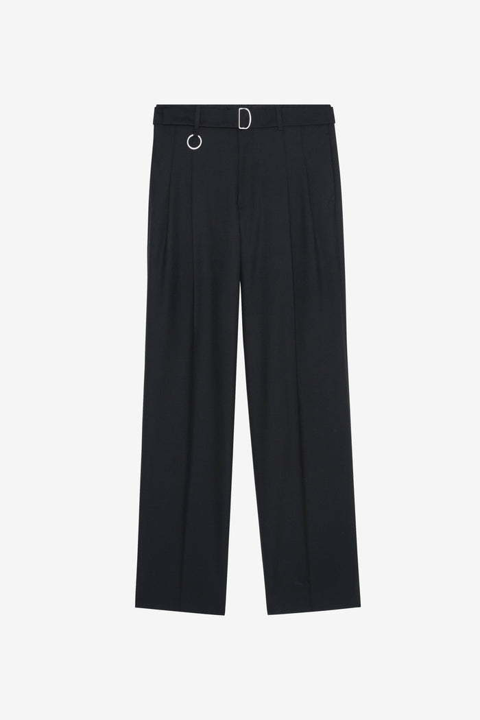 LOOSE SUIT PANT - BLACK 42 / BLACK