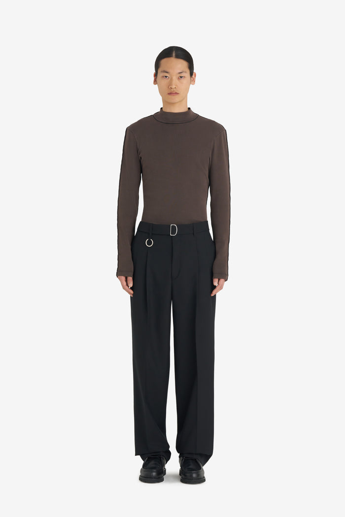 LOOSE SUIT PANT - BLACK 42 / BLACK