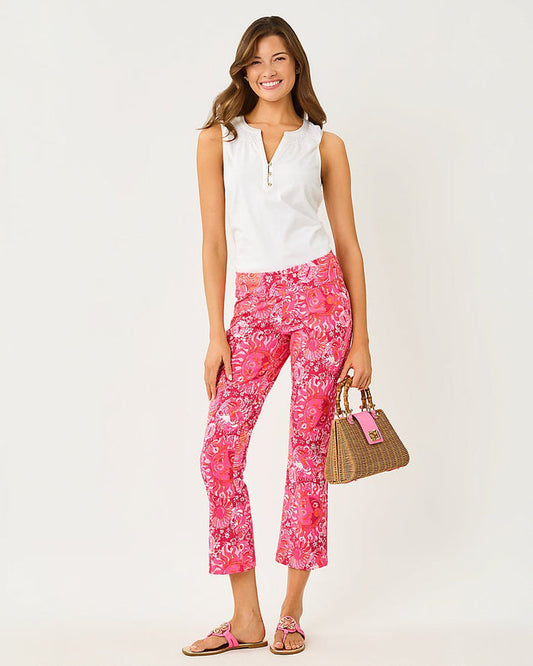 Lilly Pulitzer - Corso Kick Flare Pant Upf 50 Plus - Paradise Punch Jims Stuff