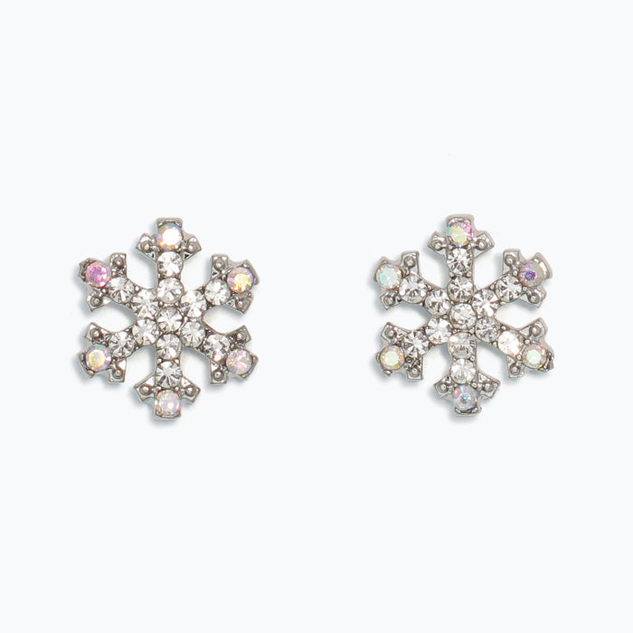 Crystal Snowflake Earrings