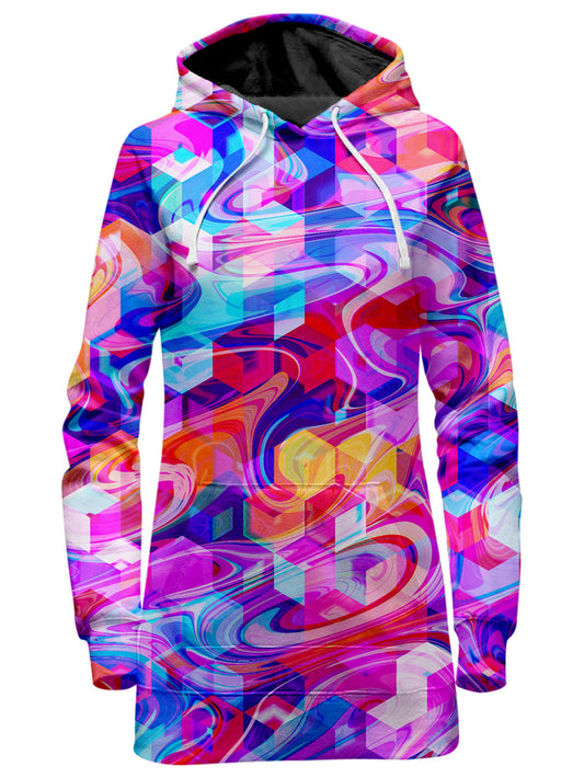 Cubic Drop Hoodie Dress Art Designs Works Epic Hoodie