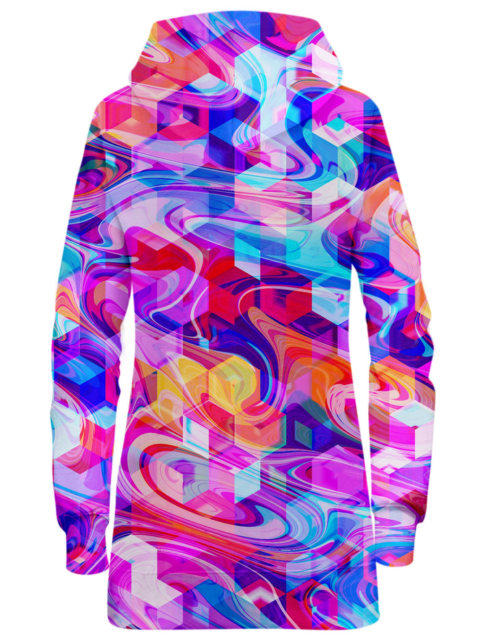 Cubic Drop Hoodie Dress Art Designs Works Epic Hoodie