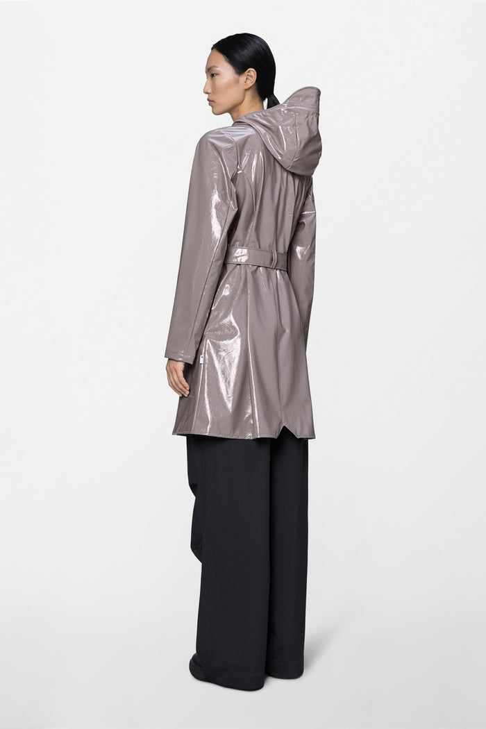 RAINS Curve Long Jacket
 Cinder Glaze Jacket