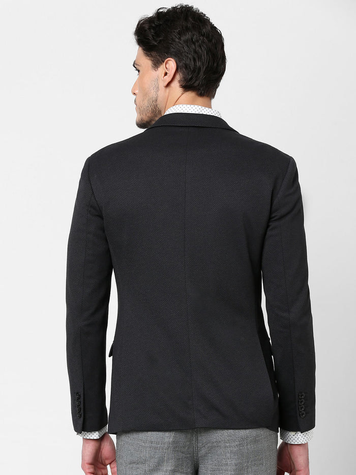 Dark Grey Double Button Blazer