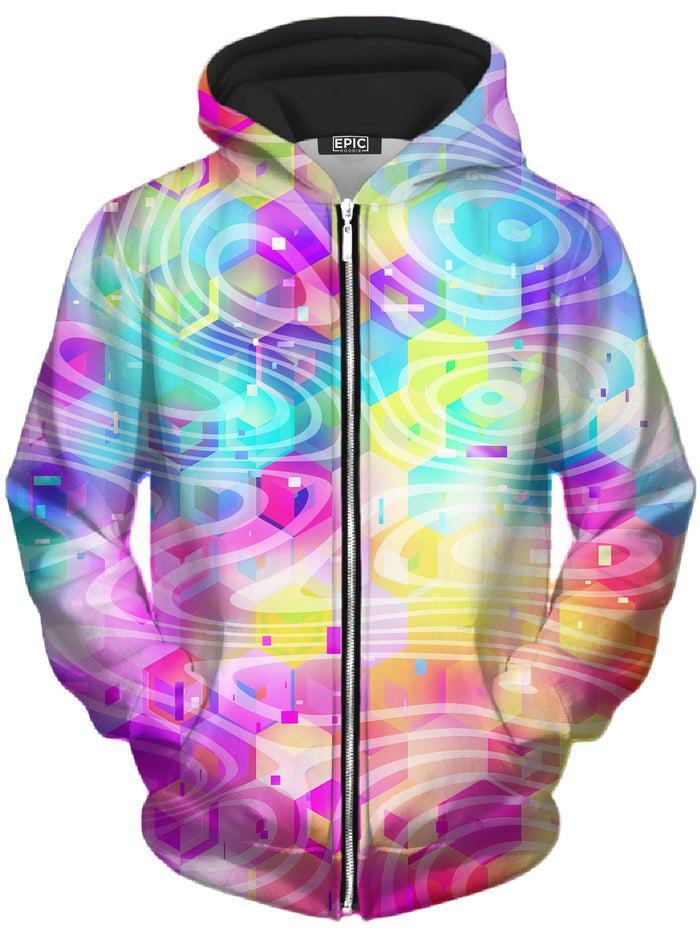 Daytrip Unisex Zip-Up Hoodie Art Designs Works Epic Hoodie