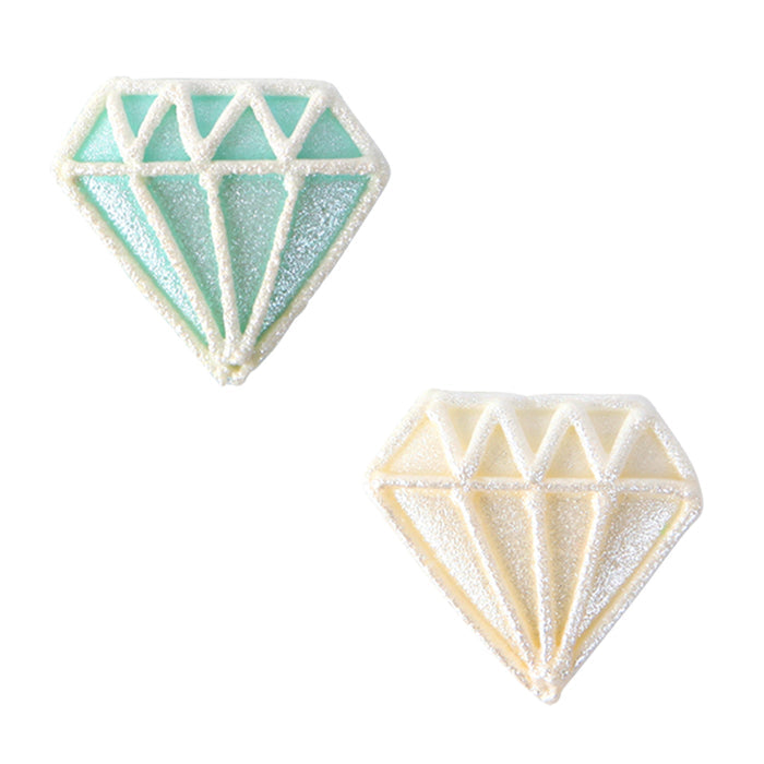 Diamond Royal Icing Decorations (Bulk)
