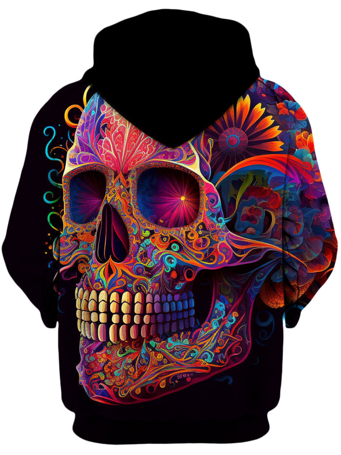 DOTD Skull Unisex Zip-Up Hoodie iEDM Epic Hoodie