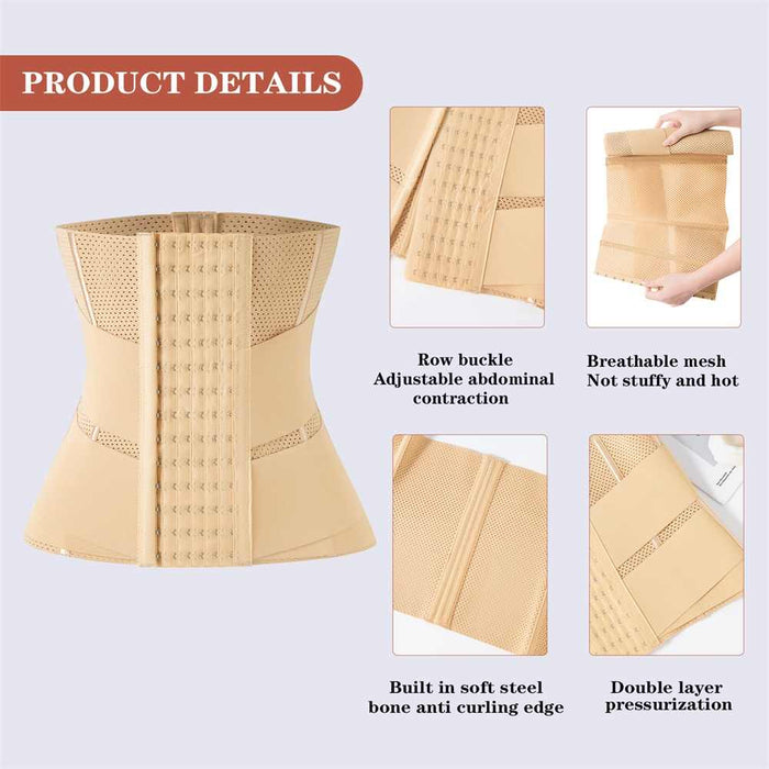 Double Waist Trainer Shapewear Belt Tummy Control Trimmer Wrap Corset